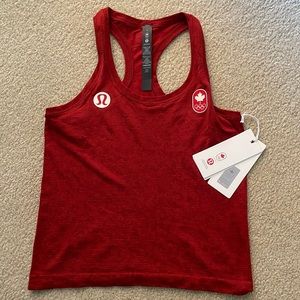 NWT Lululemon Canada swiftly racer back tank size 6
